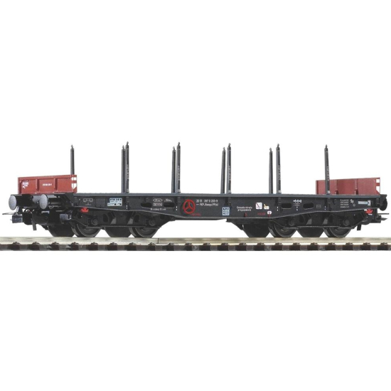 Wagon towarowy PKP platforma typ 401Ze Rmmps (PPzk) HO 1:87Piko 58417